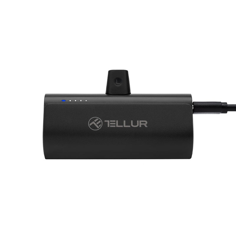 Baterie externă Tellur PD203 5000mAh, QC3.0 18W + PD20W, Lightning, negru