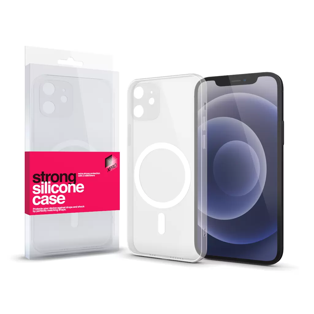 MagSafe szilikon tok polikarbonát hátlappal Apple iPhone 14 Pro Max készülékhez (126870)-0