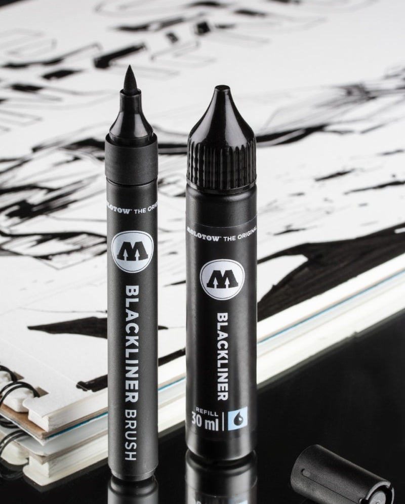 Blackliner Brush&Refill Molotow 1 buc/blister