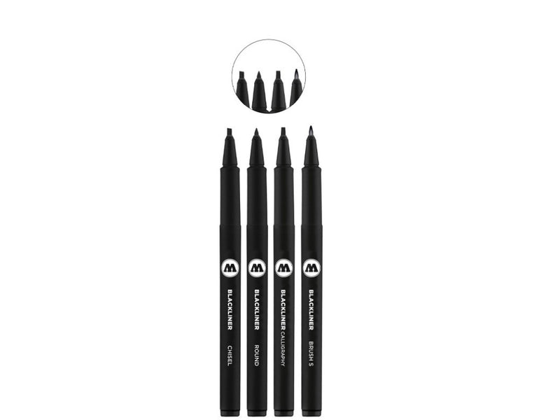 Blackliner Etui Set 3 4 buc