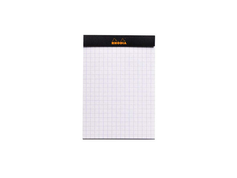 Blocnotes 8,5 x 12 cm, capsat, 80 file, N°12, Rhodia Basic, negru