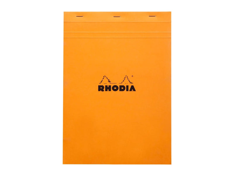 Blocnotes A4, capsat, 80 file, N°18, Rhodia Basic, orange
