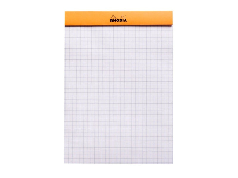 Blocnotes A5, capsat, 80 file, N°16, Rhodia Basic, orange