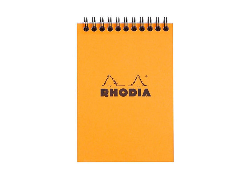 Blocnotes A6, spirală, 80 file, Rhodia Classic, orange