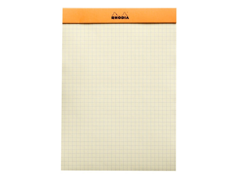 Blocnotes N16 14,8 x 21 cm capsat 80 file galbene Rhodia Orange
