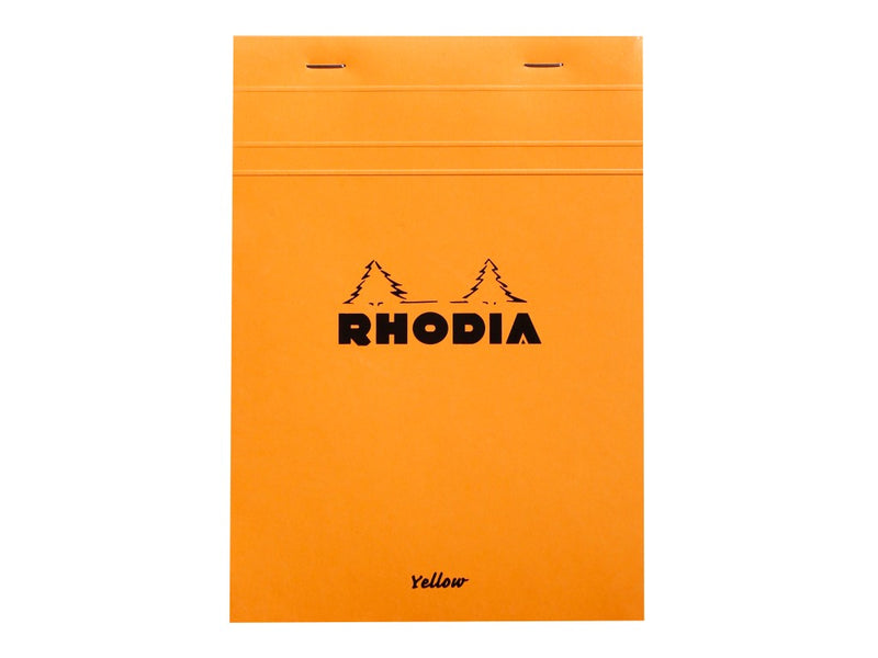 Blocnotes N16 14,8 x 21 cm capsat 80 file galbene Rhodia Orange