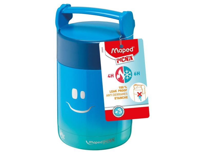 Borcan alimente oțel inoxidabil termoizolant Maped Picnik Concept Kids Collection 350 ml albastru