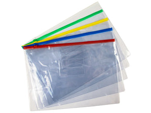 Buzunar din plastic cu fermoar A4 EK