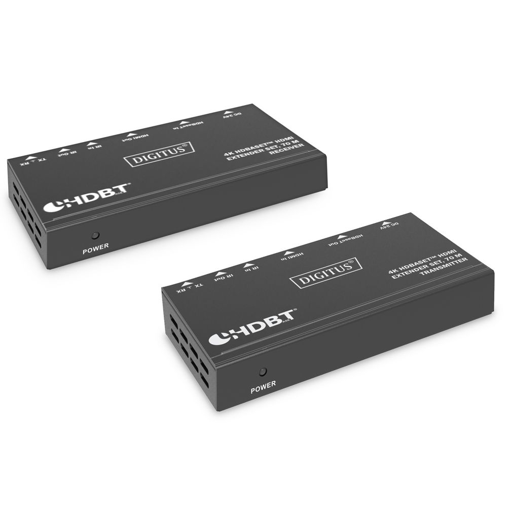 Digitus DS-55520 4K HDBaseT HDMI Extender Set 70m Black (DS-55520)-0