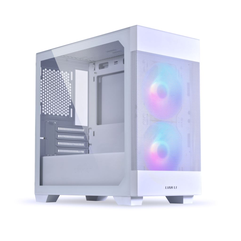 Lian Li LANCOOL 205M MESH táp nélküli ablakos Micro ATX ház fehér (205M MESH white)-0