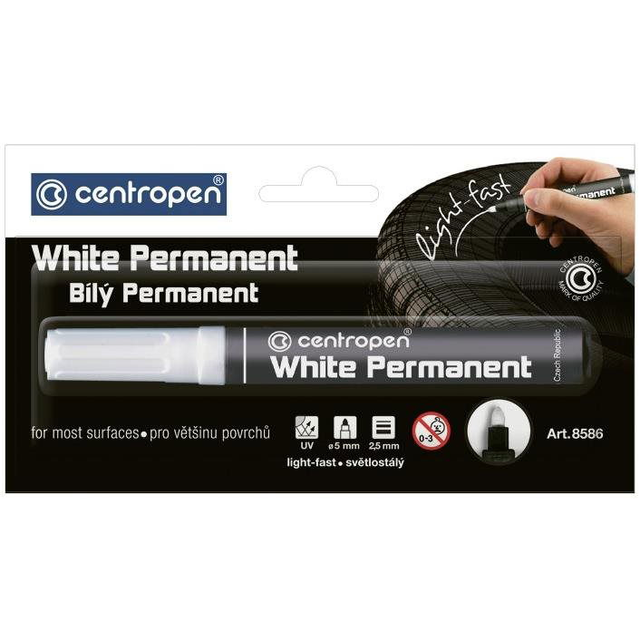 CENTROPEN 8586 - tartós, fehér (8595013631546)-0