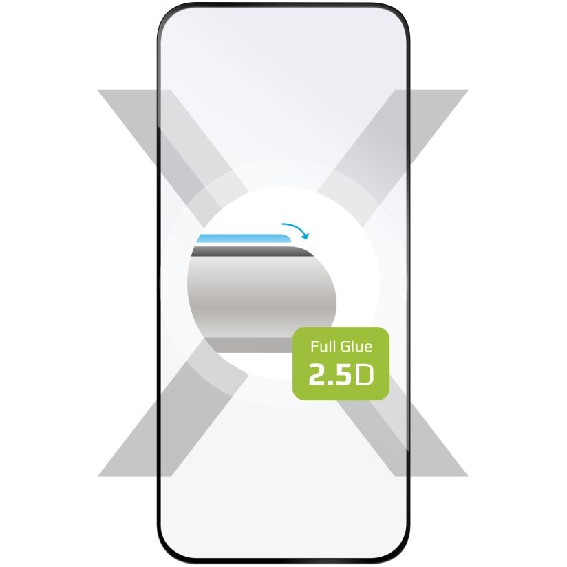 FIXED FullGlue-Cover Xiaomi 14T / 14T Pro üvegfólia - fekete (FIXGFA-1450-BK)-0
