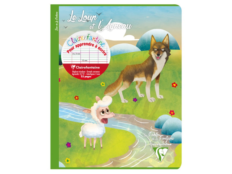 Caiet A5+ capsat, 16 file, Metric, Clairefontaine La Fontaine