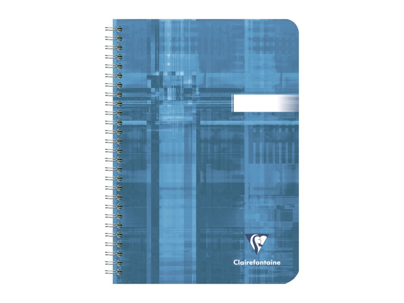 Caiet A5, cu spirală, 50 file, Clairefontaine, liniatură franceză