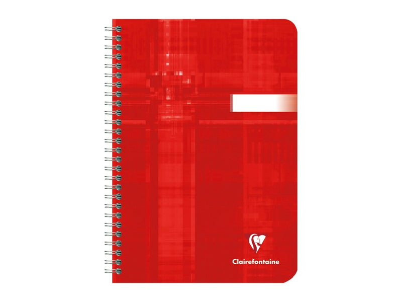 Caiet A5, cu spirală, 50 file, Clairefontaine, liniatură franceză
