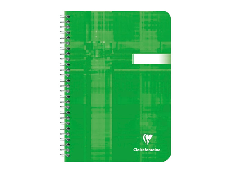 Caiet A5, cu spirală, 50 file, Clairefontaine, liniatură franceză