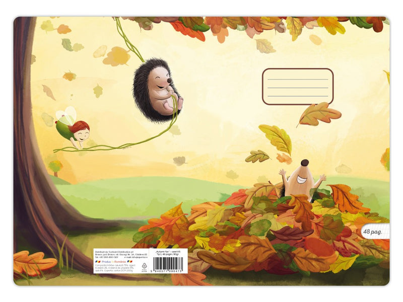 Caiet Aperta, Autumn fun, A5, 24 file, 90g, Tip 1
