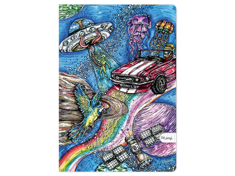 Caiet Aperta, TERRA necunoscută, A4, 48 file, 80g, Matematică