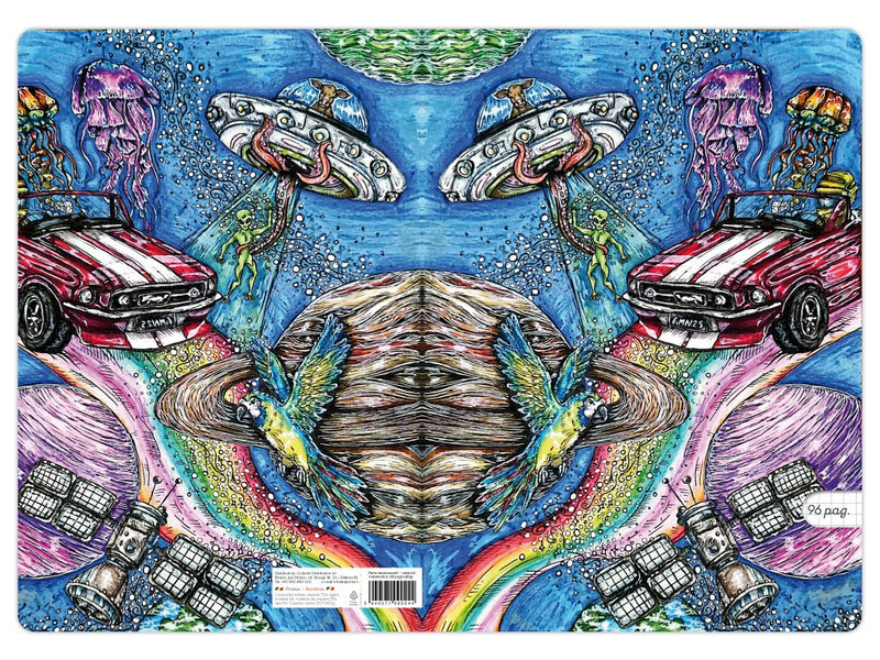 Caiet Aperta, TERRA necunoscută, A4, 48 file, 80g, Matematică