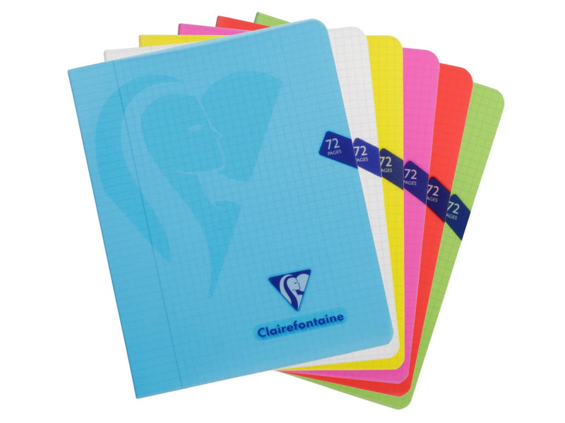 Caiet capsat A5+ (16,5 x 21 cm), 36 file, Clairefontaine Mimesys