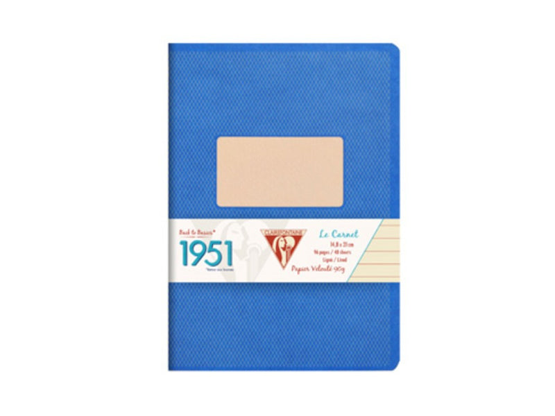 Caiet capsat A5+ (14,8 x 21 cm), 48 file, Clairefontaine 1951
