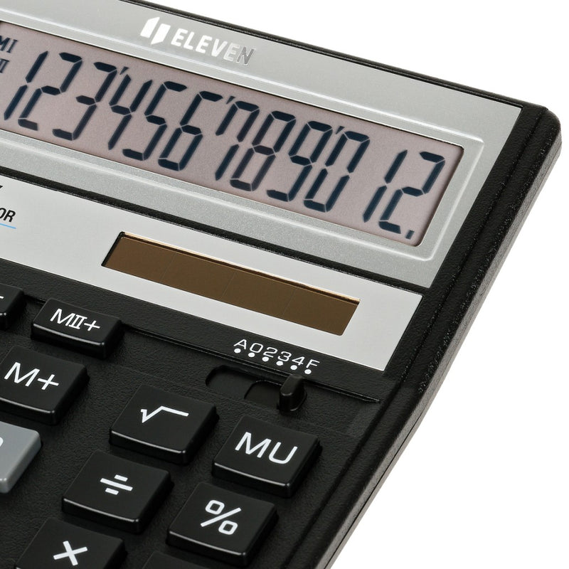 Calculator de birou 12 digit, 203 x 158 x 31 mm, Eleven SDC-888XBK