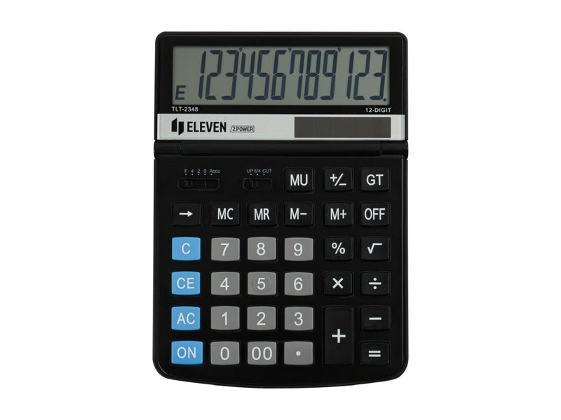 Calculator de birou 12 digiți, 197 x 140 x 26 mm, ecran rabatabil Eleven TLT2348