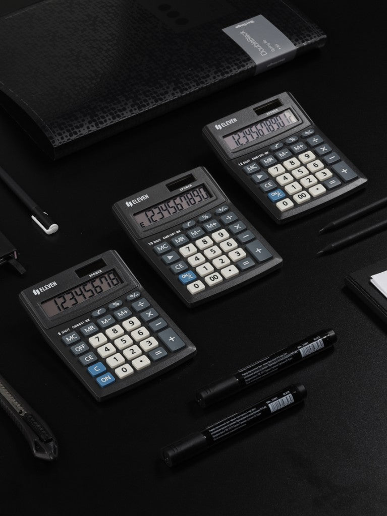 Calculator de birou 8 digiți, 137 x 102 x 31 mm, Eleven CMB801-BK