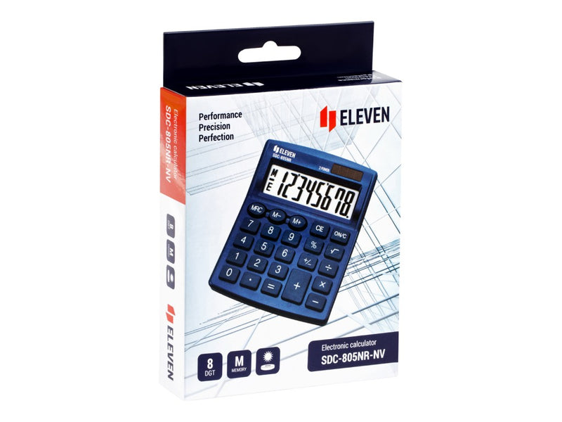 Calculator de birou 8 digiți, 120 x 105 x 21 mm, Eleven SDC-805