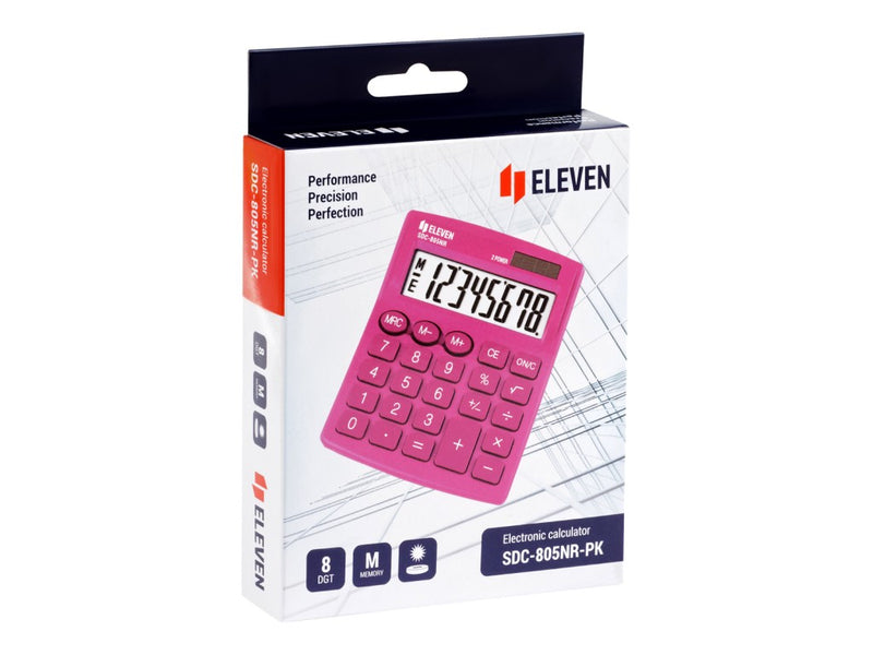 Calculator de birou 8 digiți, 120 x 105 x 21 mm, Eleven SDC-805