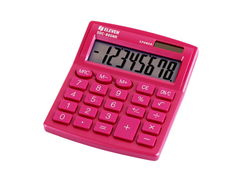 Calculator de birou 8 digiți, 120 x 105 x 21 mm, Eleven SDC-805