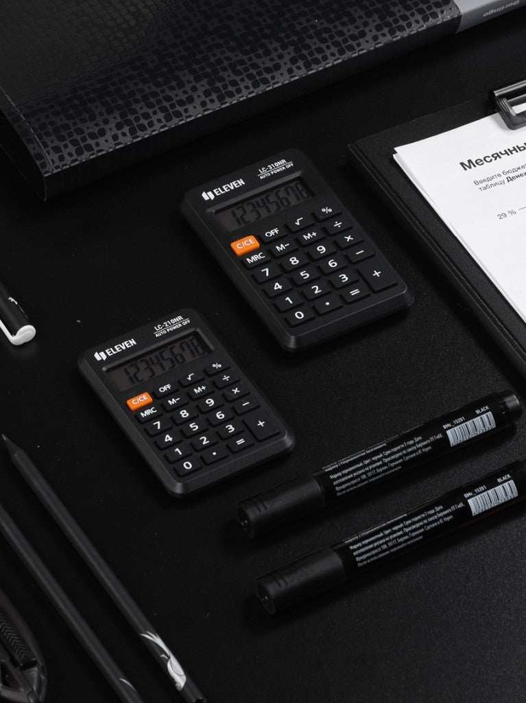Calculator de buzunar 8 digiți, 114 x 69 x 14 mm, Eleven LC-310NR