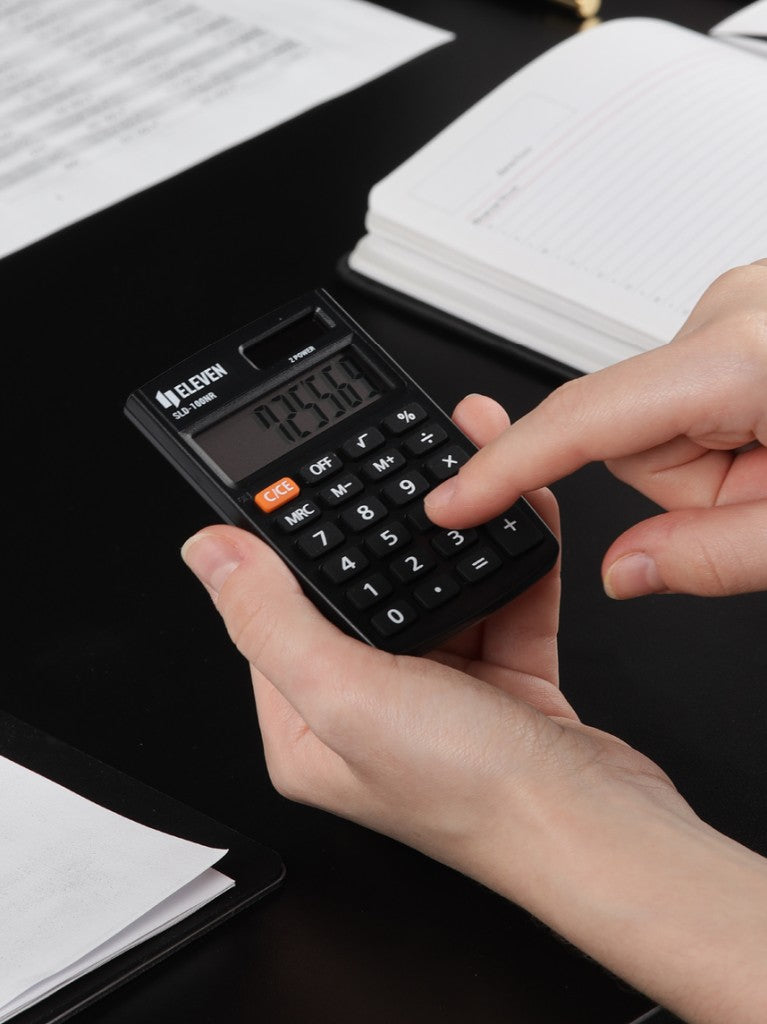 Calculator de buzunar 8 digiți, 88 x 58 x 10 mm, Eleven SLD-100NR