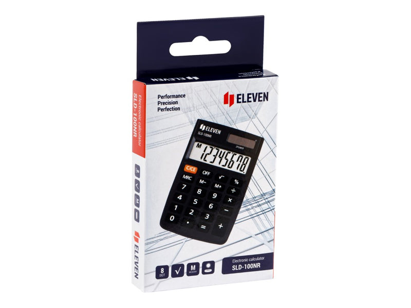 Calculator de buzunar 8 digiți, 88 x 58 x 10 mm, Eleven SLD-100NR