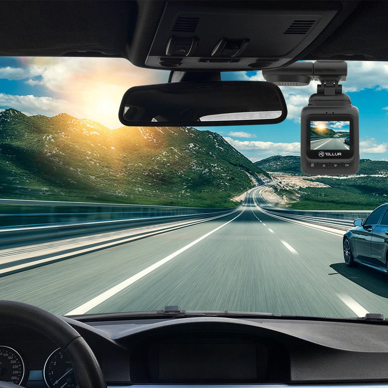 Cameră auto Tellur Dash Patrol DC2, FullHD 1080P, GPS, Black