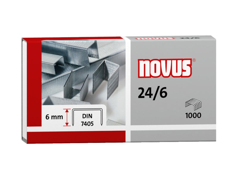 Capse 24/6 1000 buc/cutie Novus