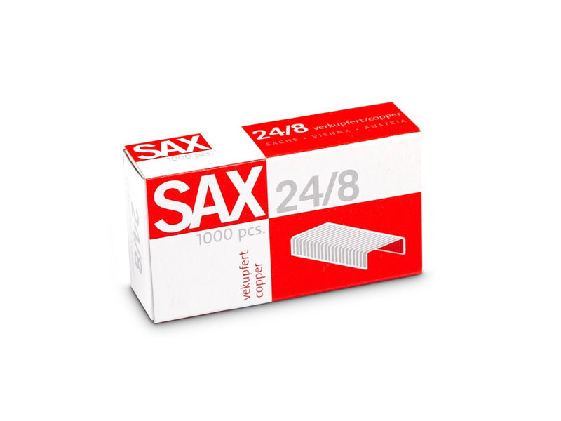 Capse cupru 24/8 1000 buc/cutie Sax