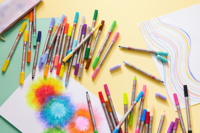 Carioca 2 capete Faber-Castell 10 culori/set