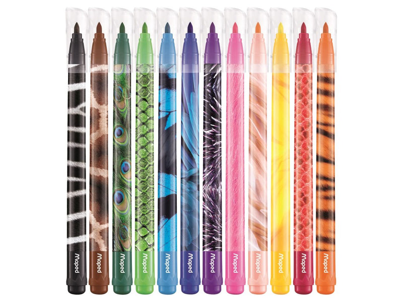Carioca Maped Color'Peps Animals 12 culori/set
