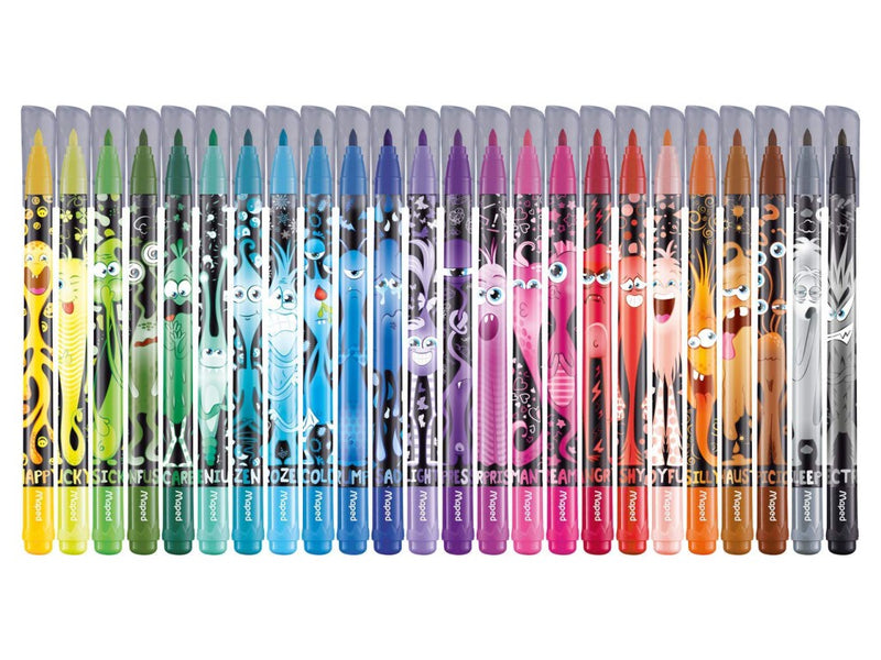 Carioca Maped Color'Peps Monster 24 culori/set