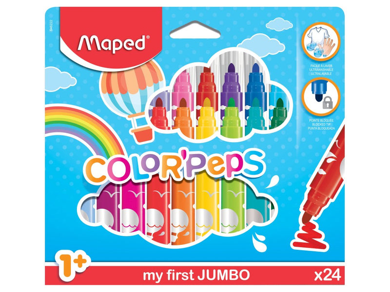 Carioca Maped Color'Peps My First Jumbo 24/set