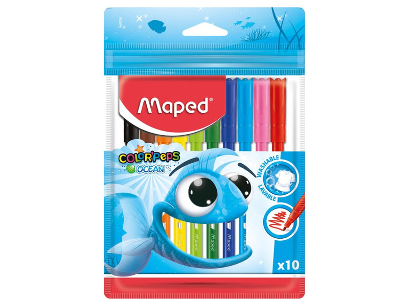 Carioca Maped Color'Peps Ocean 10 culori/set