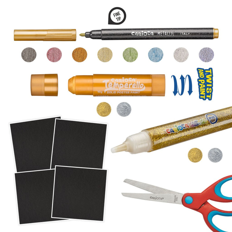 Set Metallic Pop-Up Creator Toys Carioca