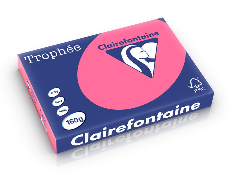 Carton A3 160 g/mp color intens 250/top Clairefontaine