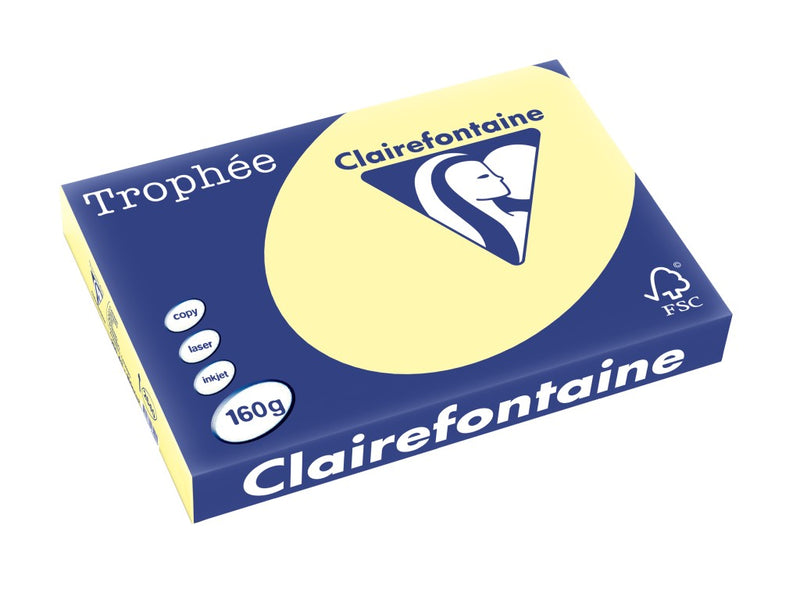 Carton A3 160 g/mp color pal 250/top Clairefontaine