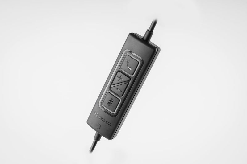 Căști cu fir call center Tellur Voice 320, binaural, USB, negru