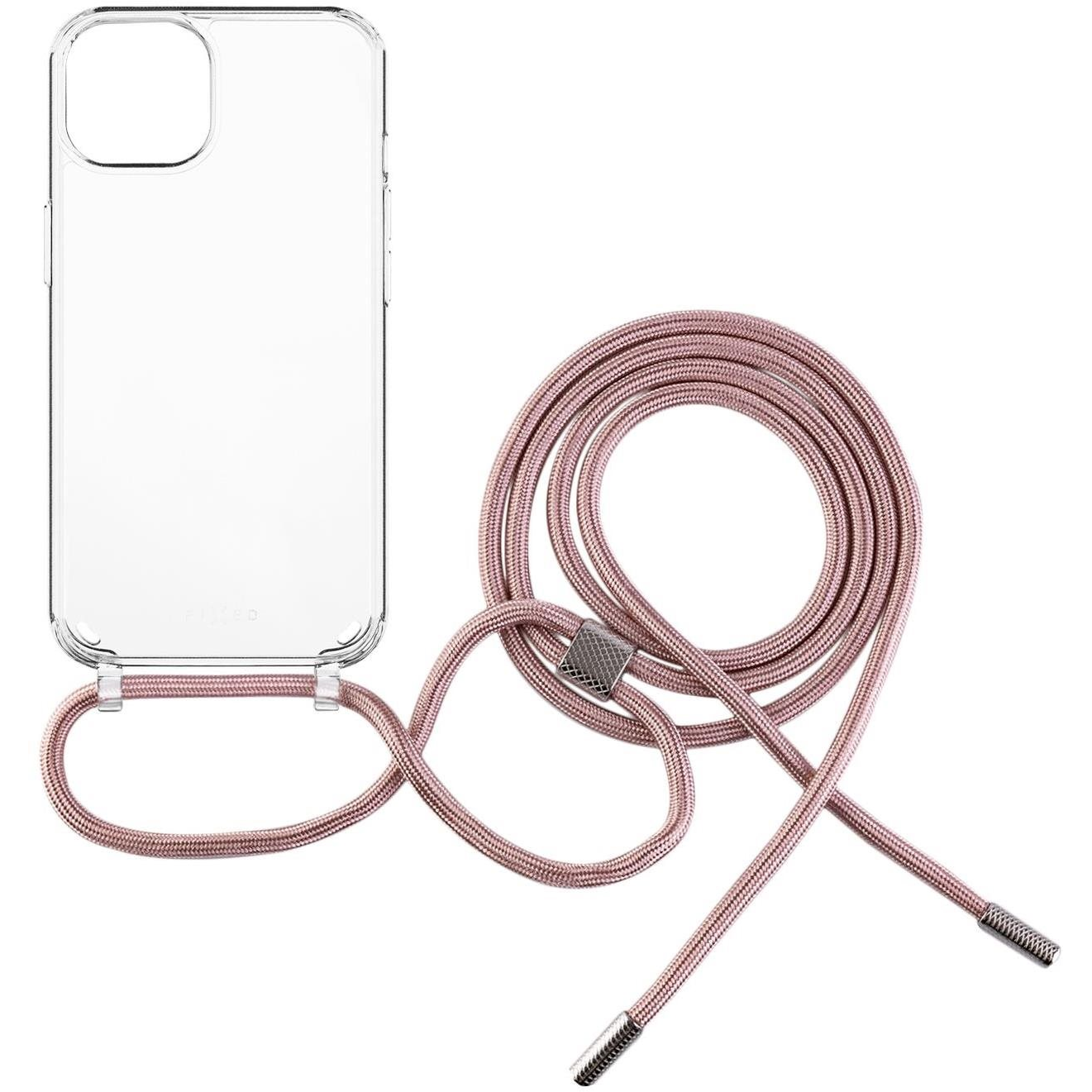 FIXED Pure Neck AntiUV Tok Apple iPhone 14 Plus rózsaszín nyakpántos tok (FIXPUN-929-PI)-0