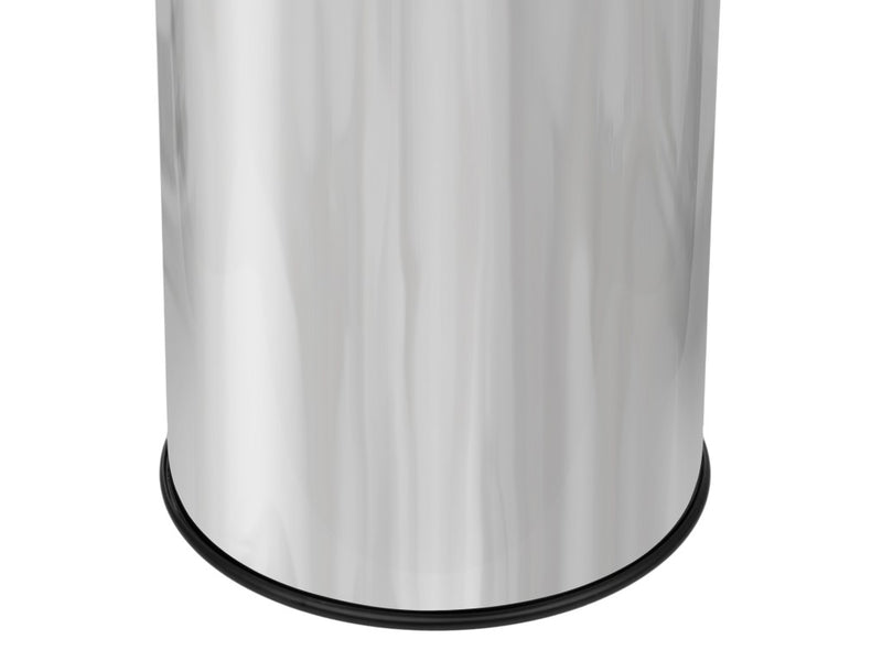 Coș inox colectare selectivă 3 compartimente cu găleată interioară, 3 x 20 L