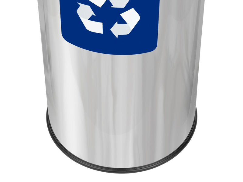 Coș inox colectare selectivă Eko Prestige 45 L