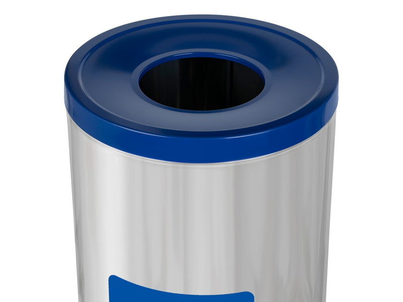 Coș inox colectare selectivă Eko Prestige 45 L